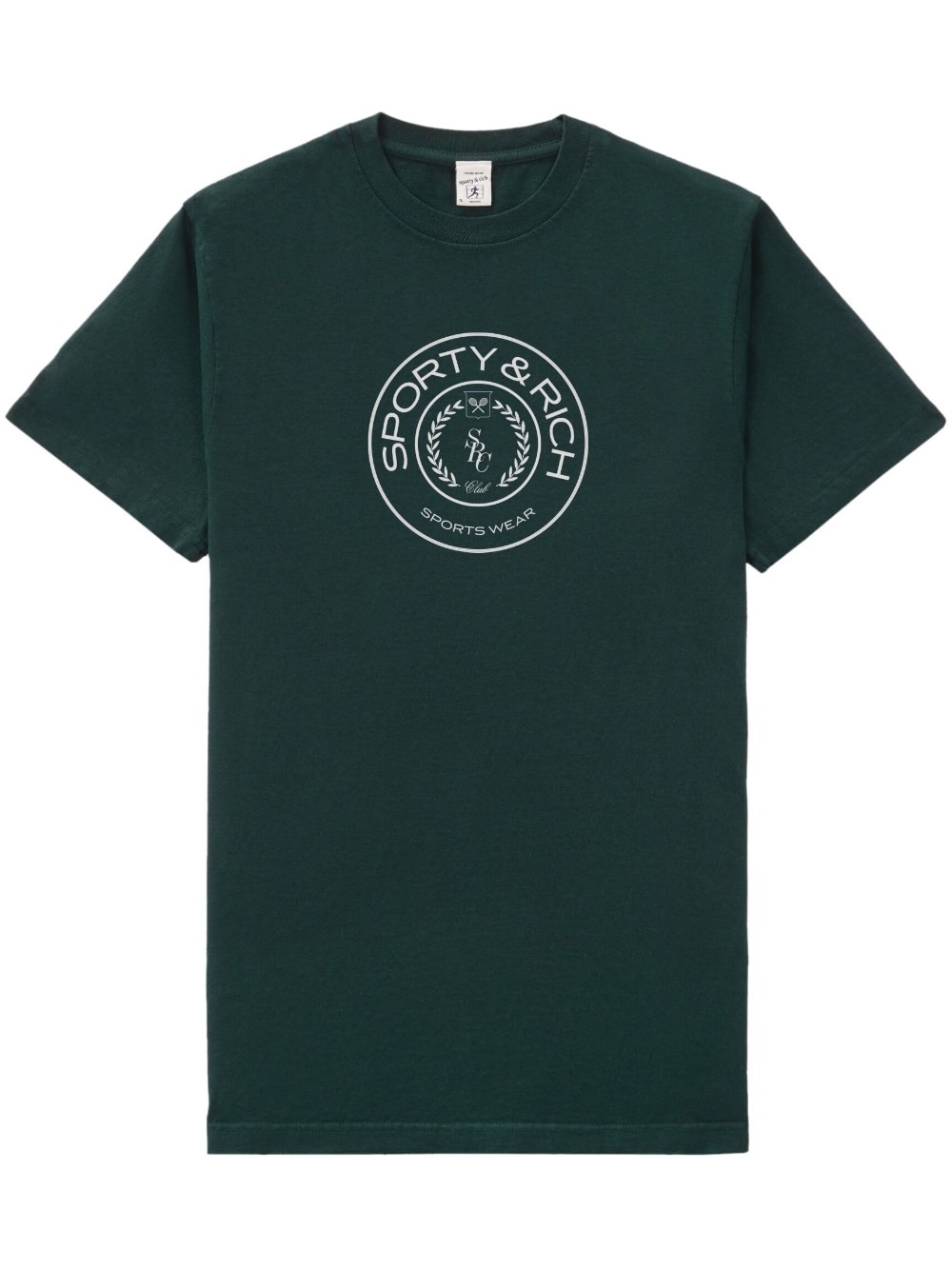 Sporty & Rich Forest Green Logo Tee